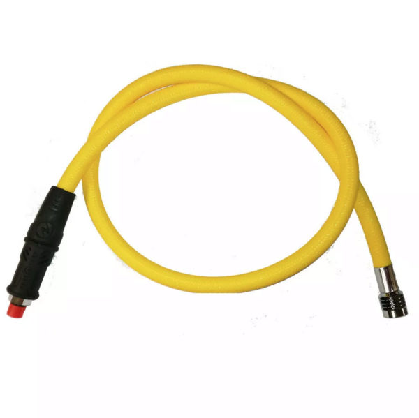 Hose Aqua Flex MP yellow complete 1m AQUALUNG